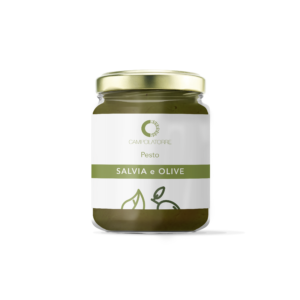 Pesto alla salvia e olive